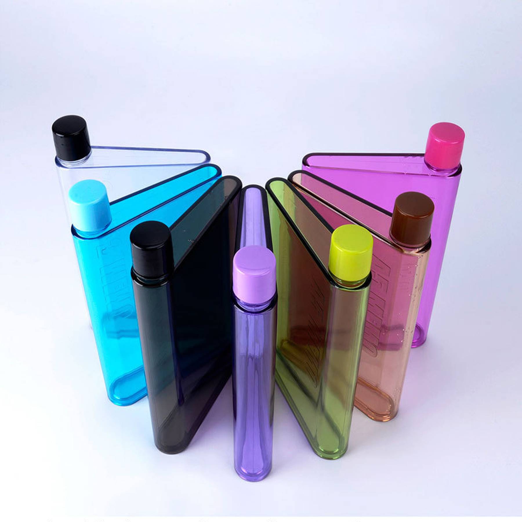 Flat Clear Outdoor Sports Drinking Customized Water Bottle 1