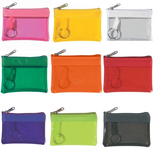 Translucent Zippered Coin Pouch 2