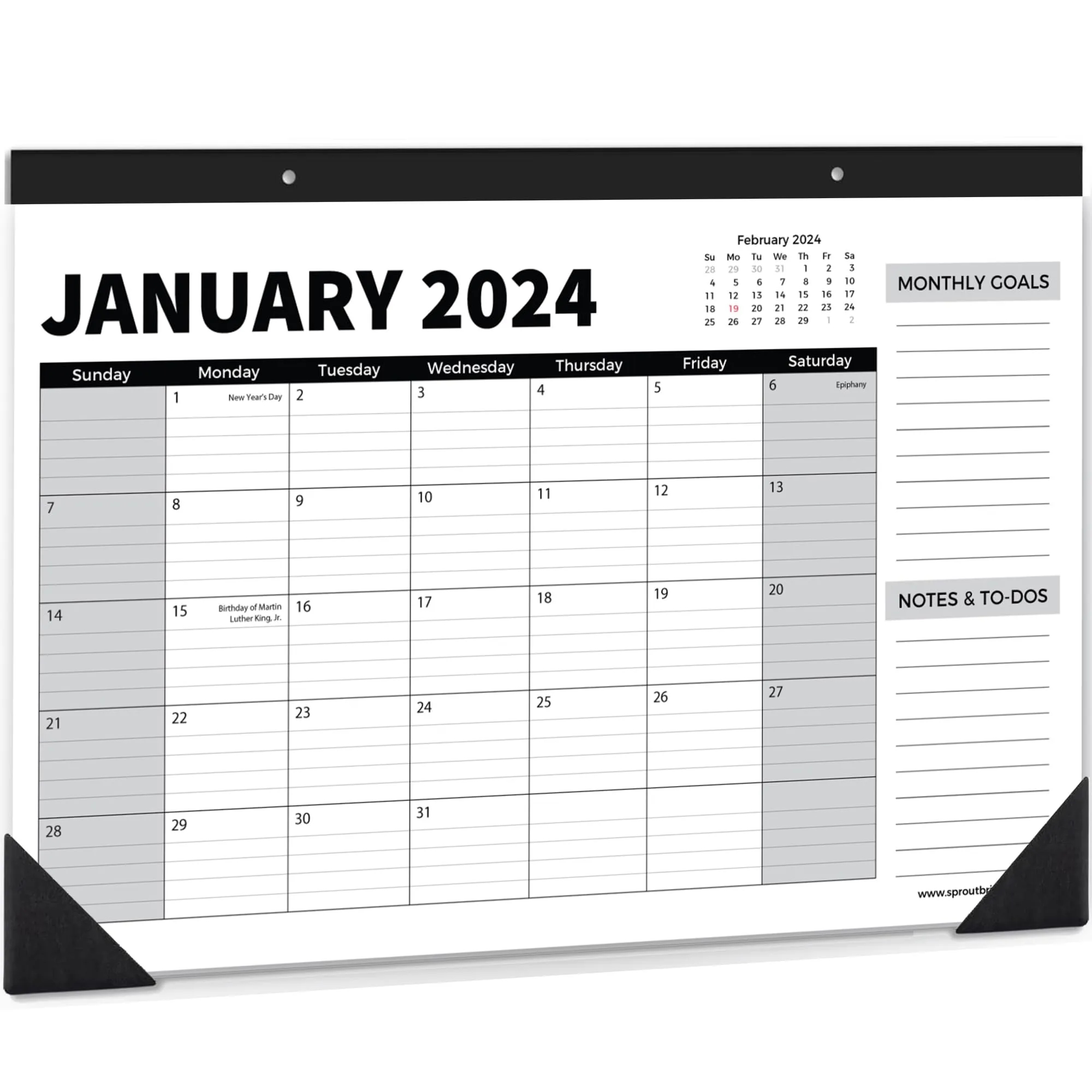 18-Month Desk Calendar 1