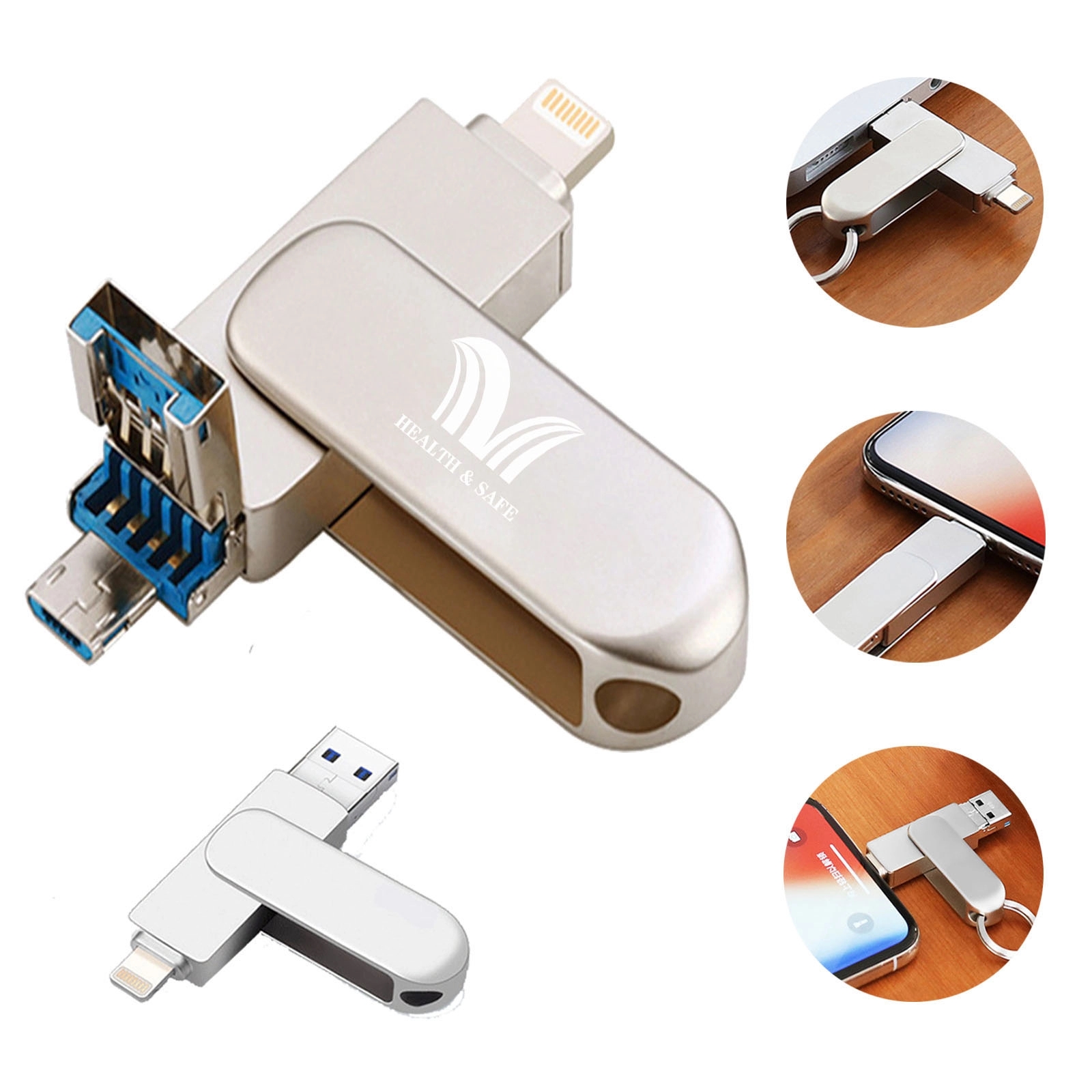 16Gb Usb Flash Drive 3-In-1 Type -C Interface 2