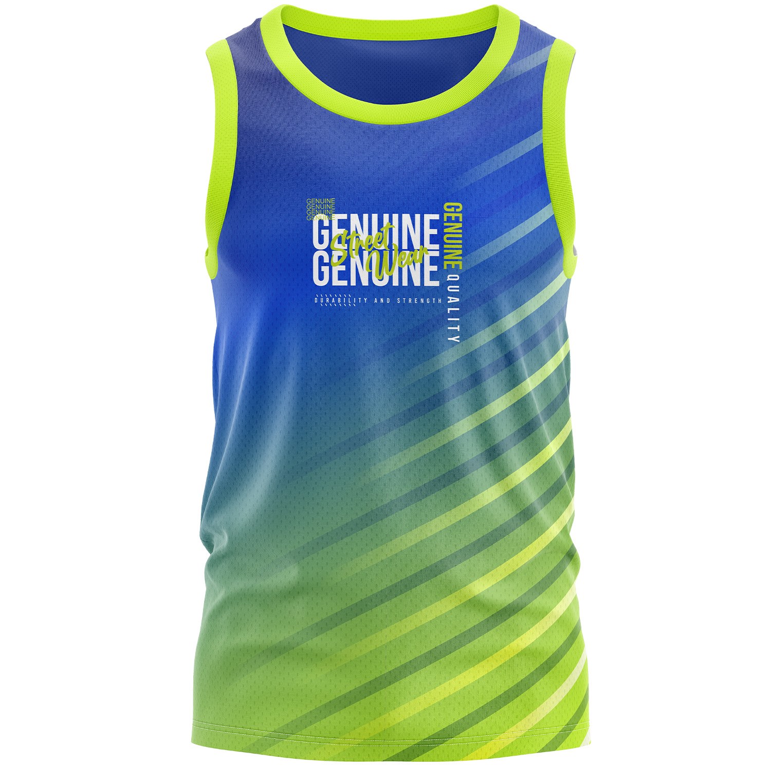 Men's 160 GSM Birdseye mesh Sleeveless Tank Top 4