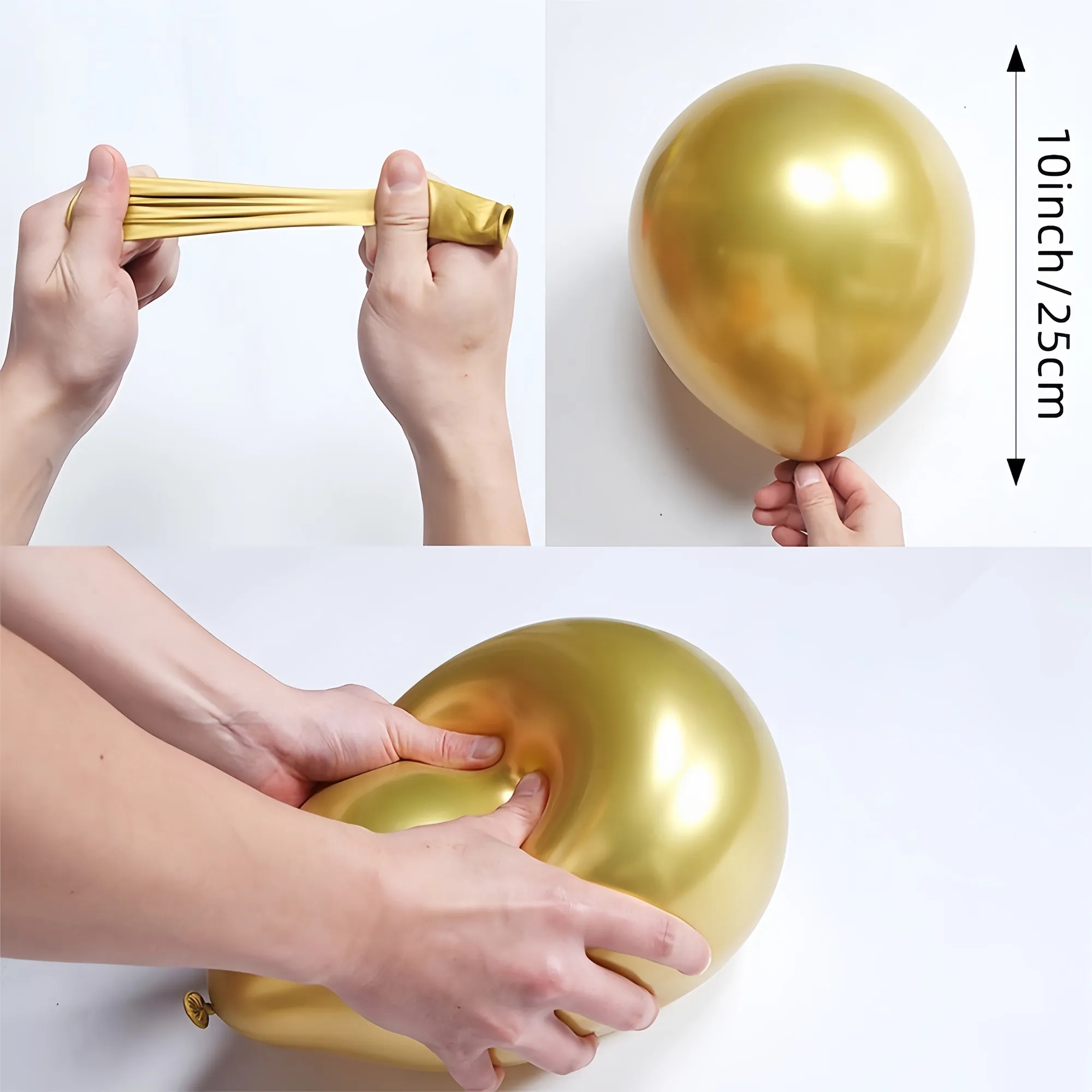 Round Metallic Latex Balloon For Event Decor Free Shipping 2