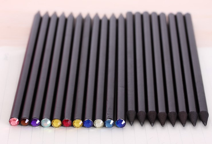 Wooden Pencil with Crystal 3