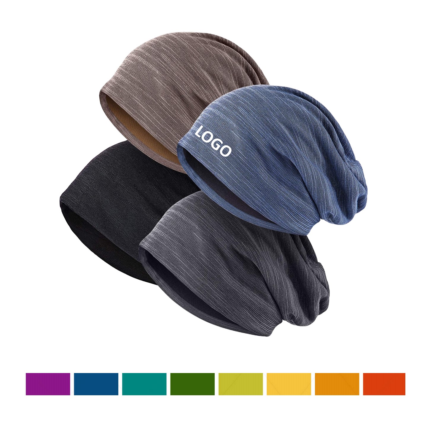 Custom Spandex Cotton Beanie With Fleece Lining 2