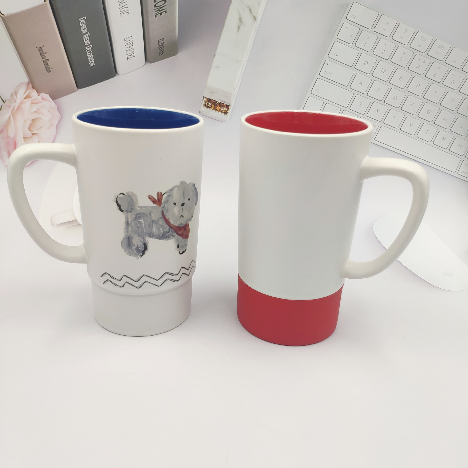 Ceramic Mug with Silicone Accent 6
