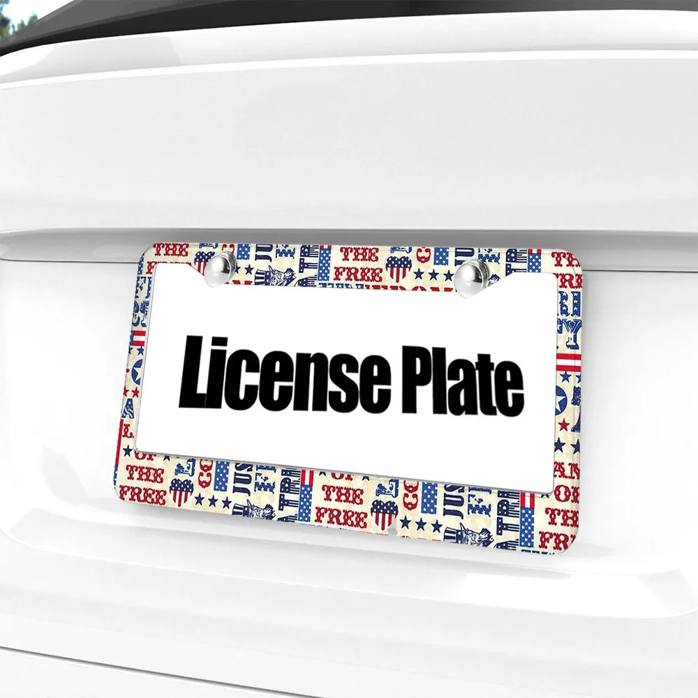 Customizable License Plate Frame 6