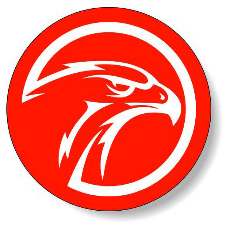 Fluorescent Red Paper Roll Labels Stock Circle (1.125" Dia.)