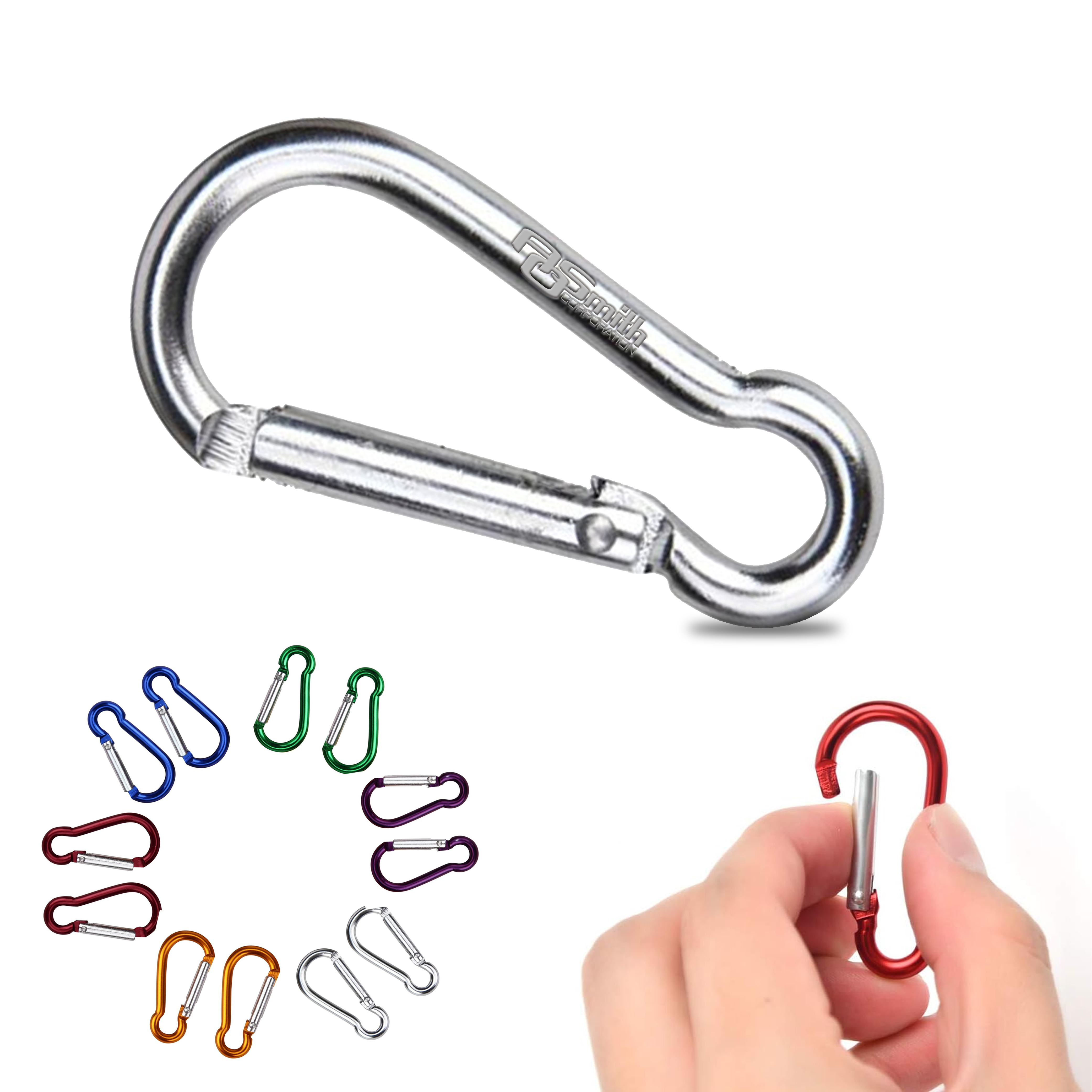 Refined Carabiner Clip Keychain 6
