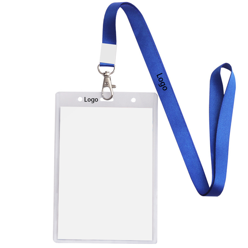 Enlarged Transparent ID Card Badge Holder with Lanyard 3