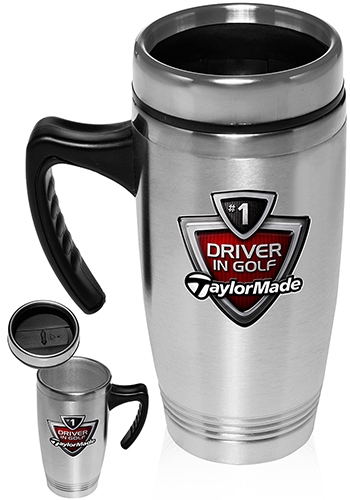 16 oz Stainless Steel Travel Mug 1