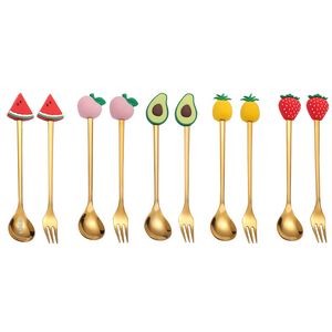 Fruits Dessert Coffee Spoon Or Fork 38