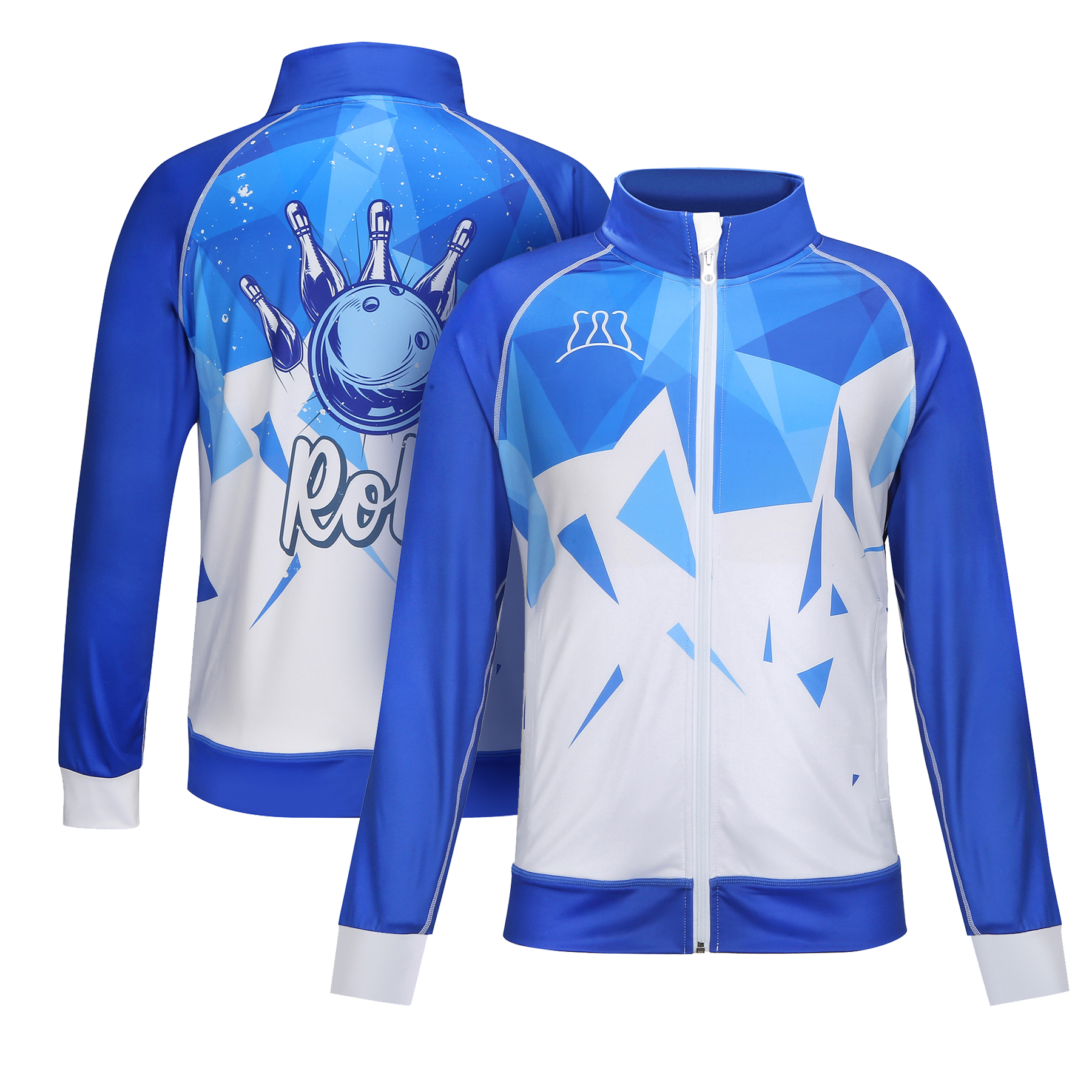 Athletic Full Zip Raglan Training Jacket (Full Color) 10