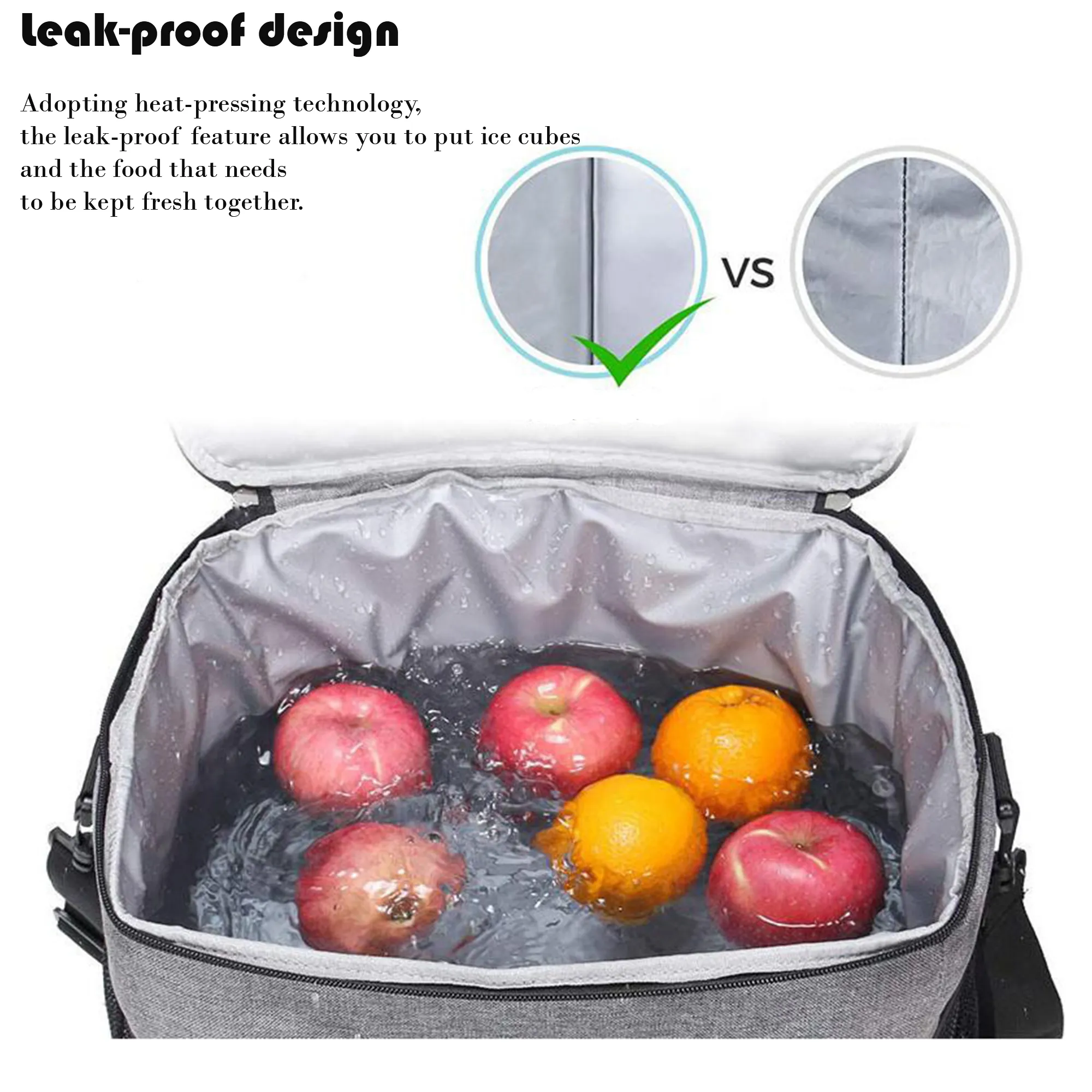 large foldable cold bag thermal 4