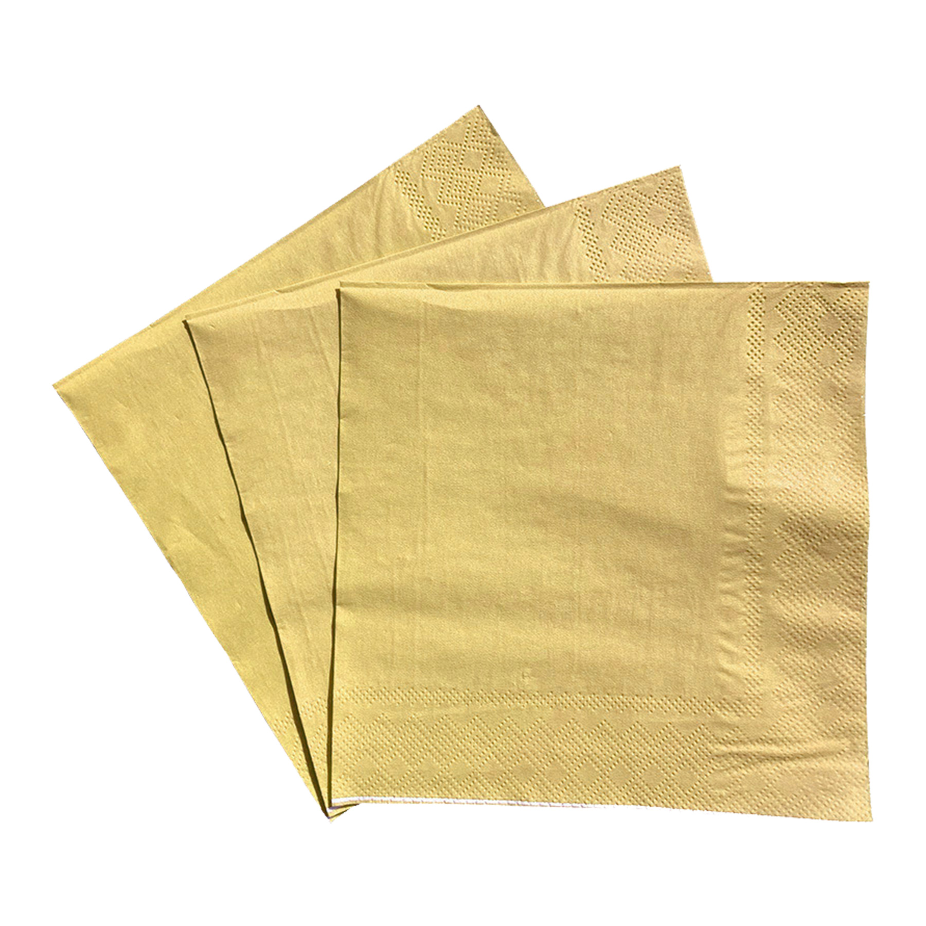 2 Ply 5'' Custom Colorful Cocktail Napkins 12
