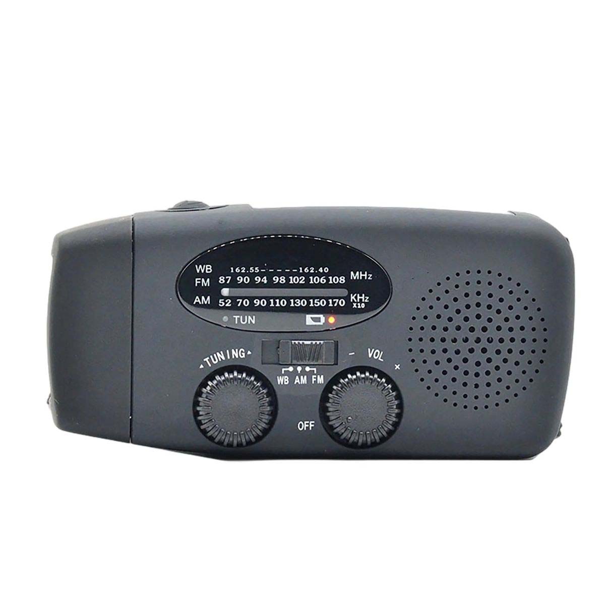 Solar and Hand Crank Emergency Radio with Flashlight 4