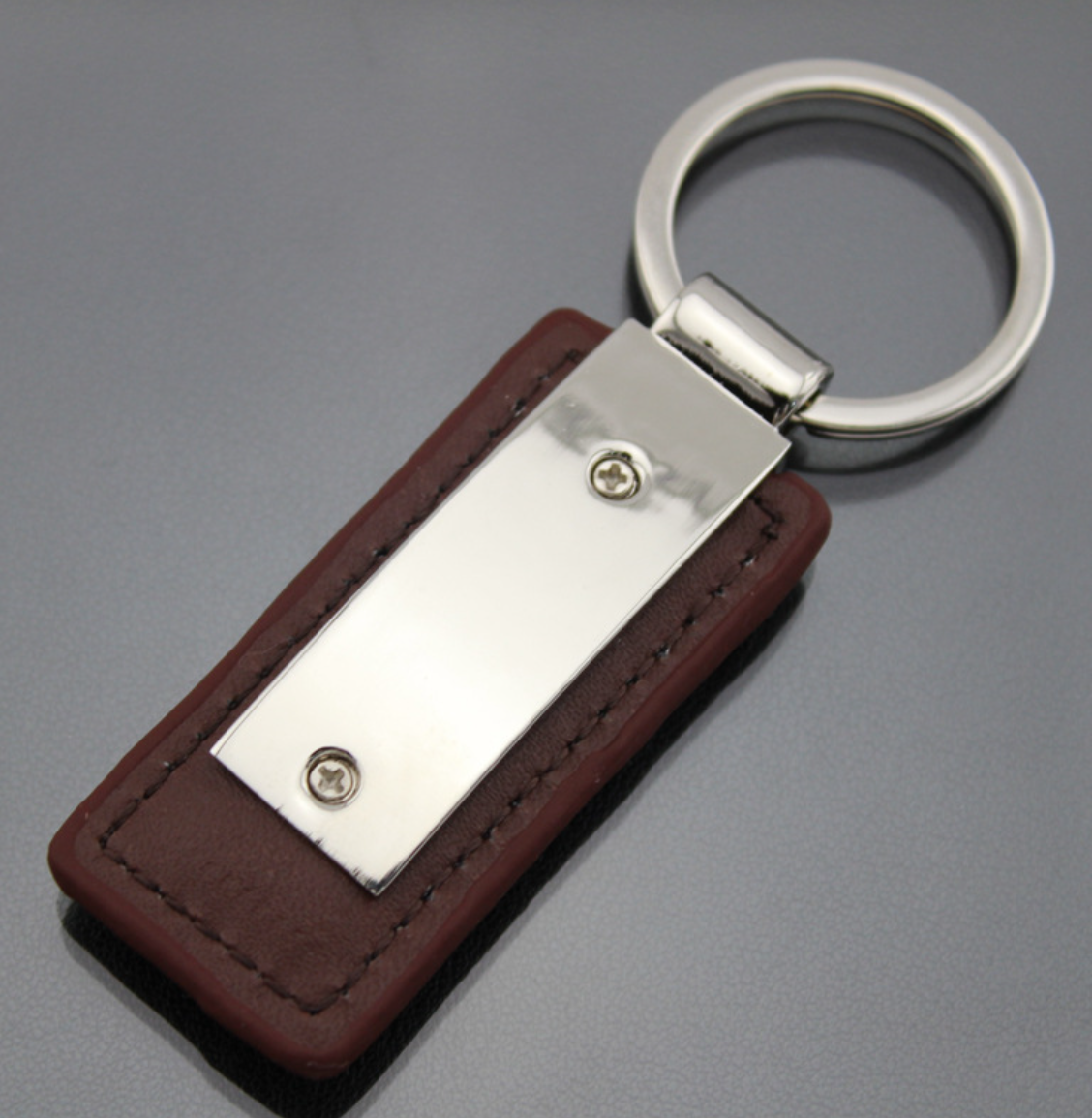 Metal Leather Key Chain 3