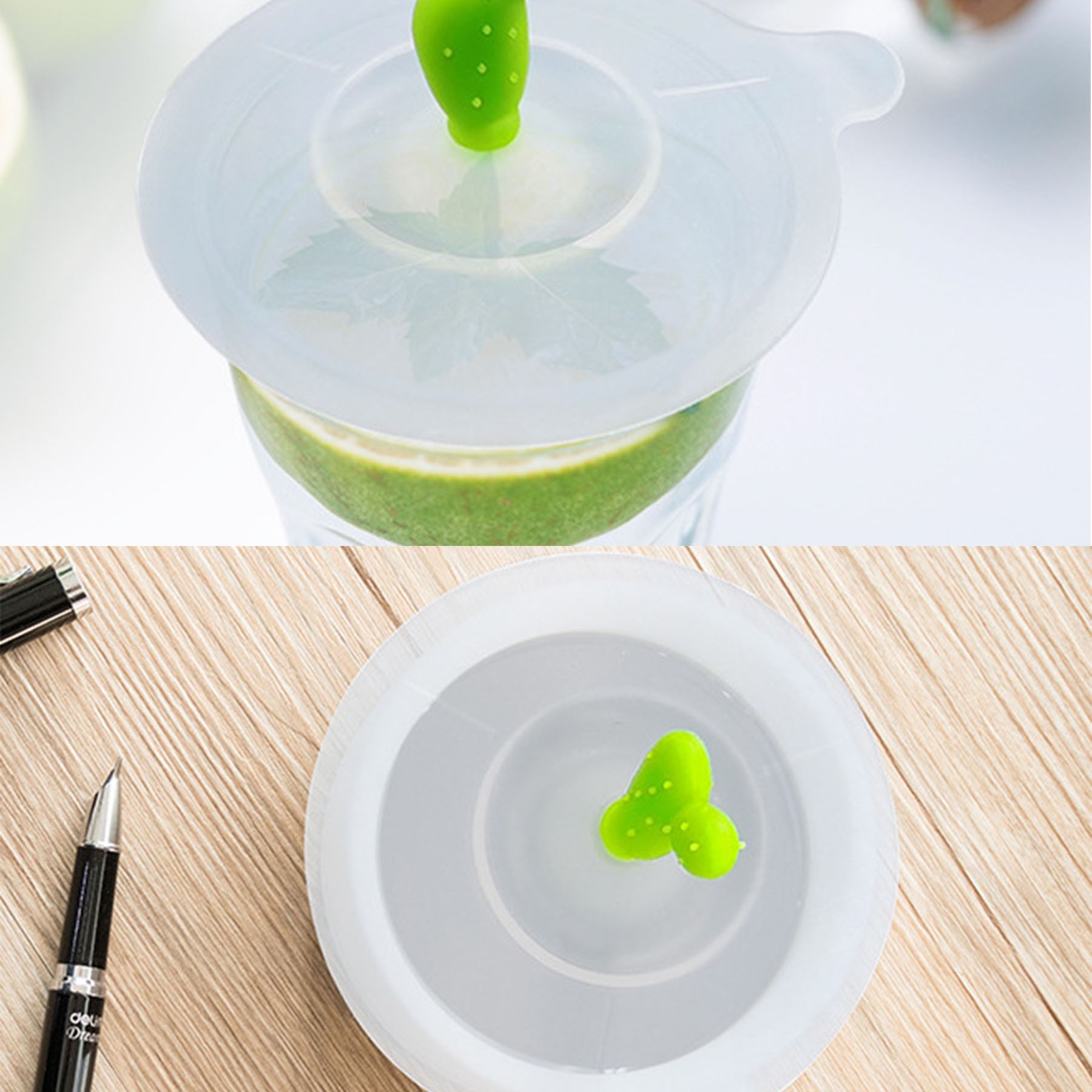 Cactus Sealed Silicone Mug Lid 3