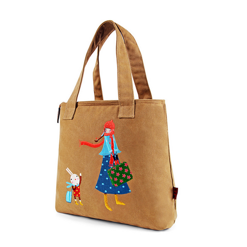Vintage Design Canvas Handbag 6