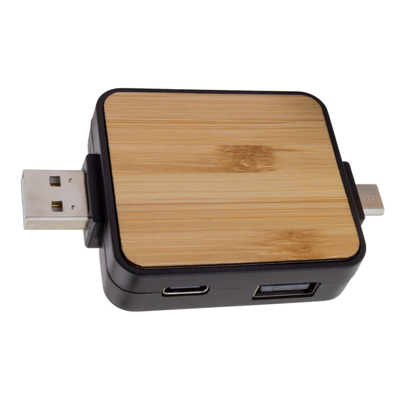 Portable Hub with Type-C Recycled ABS 17
