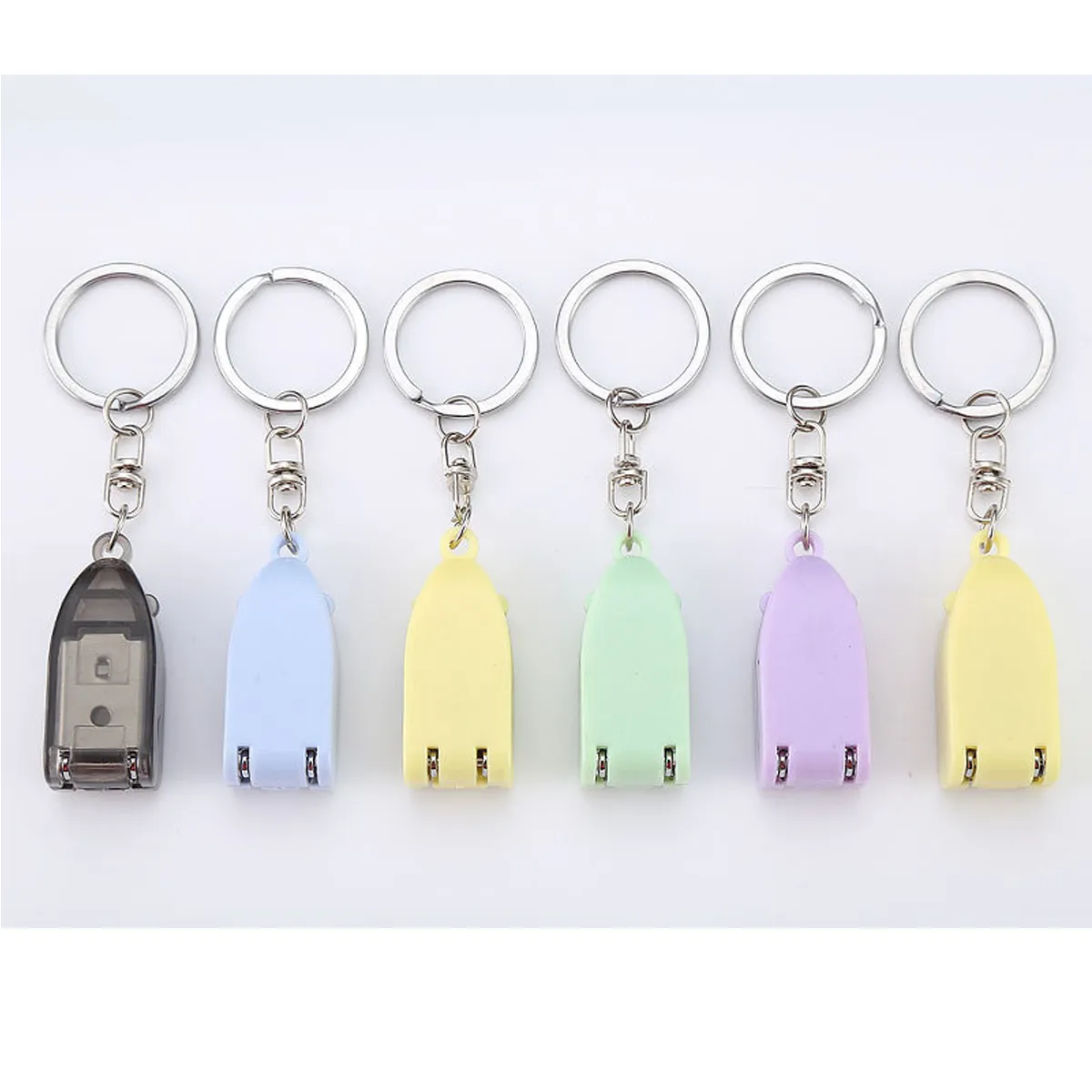 Mini Portable Folding Nail Clipper Carbon Steel W/Key Ring 2