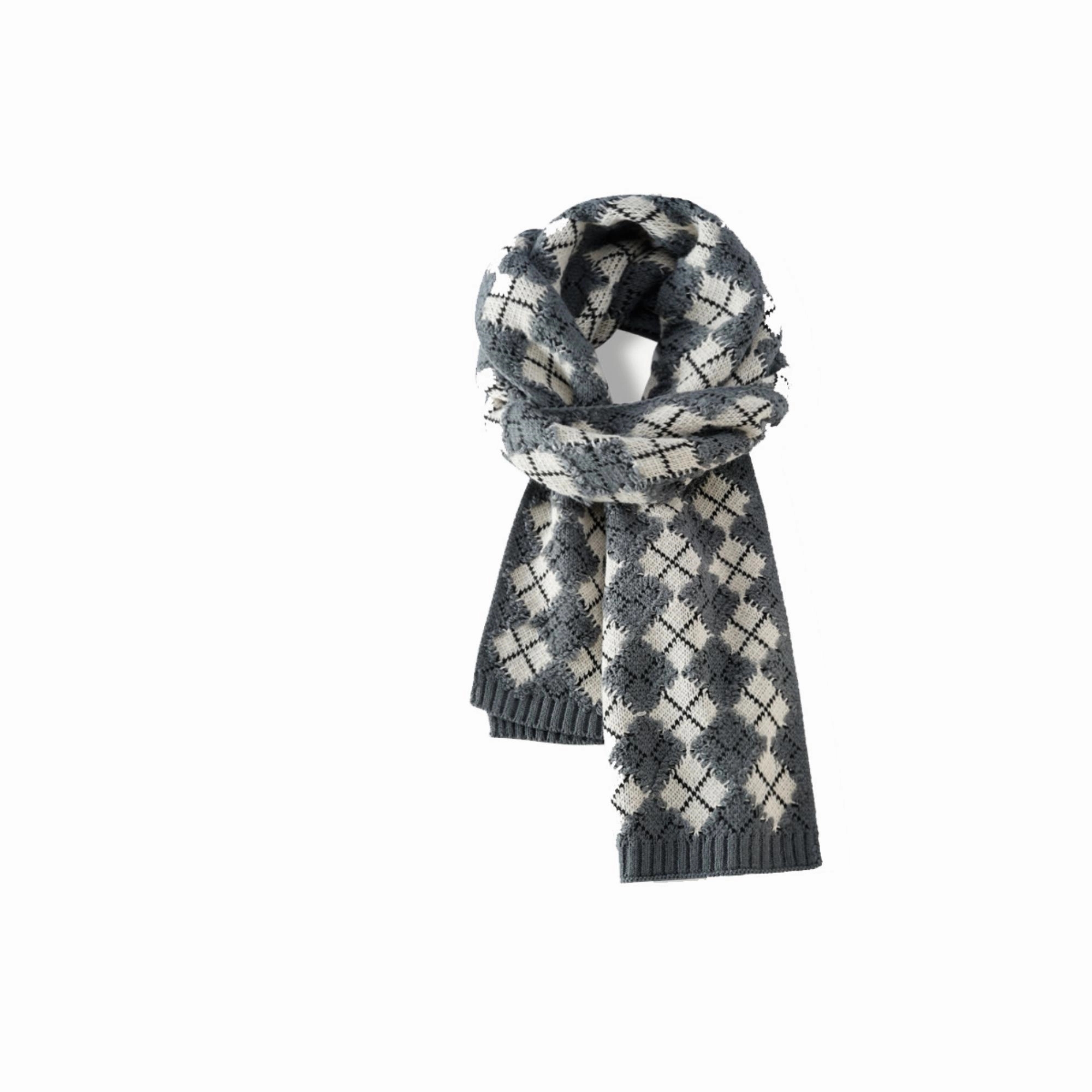Acryli Knitted Scarf MOQ 100PCS 10