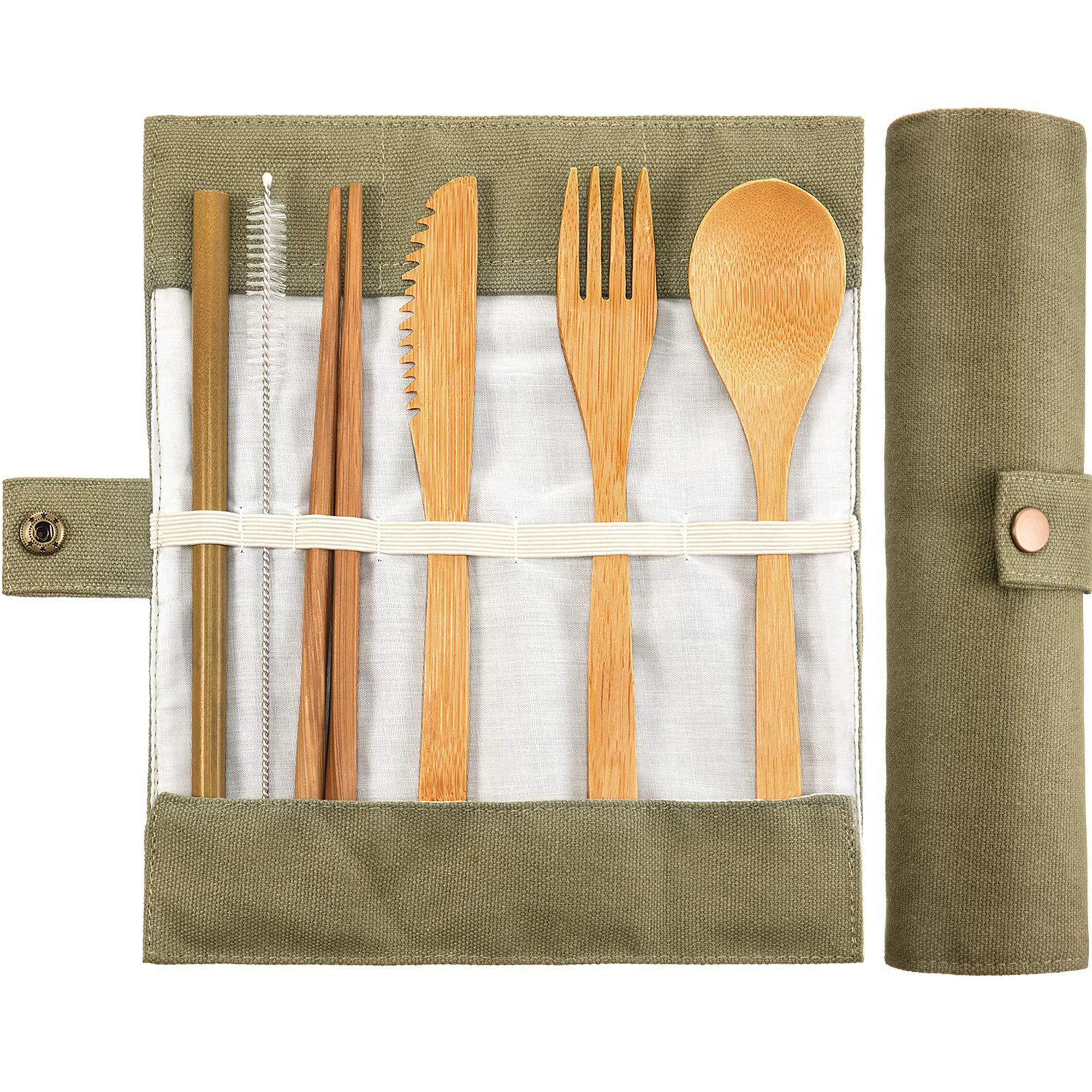 Customizable Bamboo Cutlery Kit 7