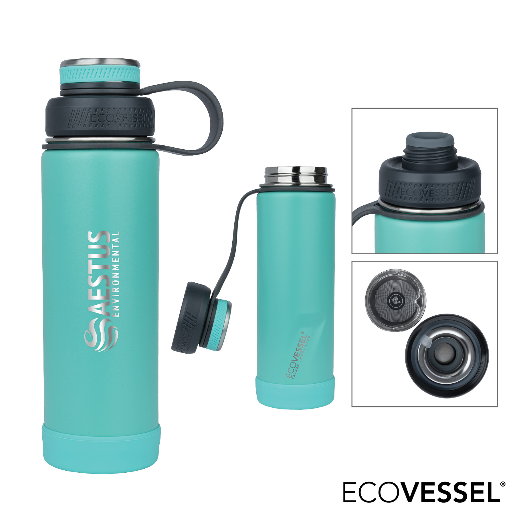 EcoVessel® Boulder 20 oz. Vacuum Insulated Water Bottle 48