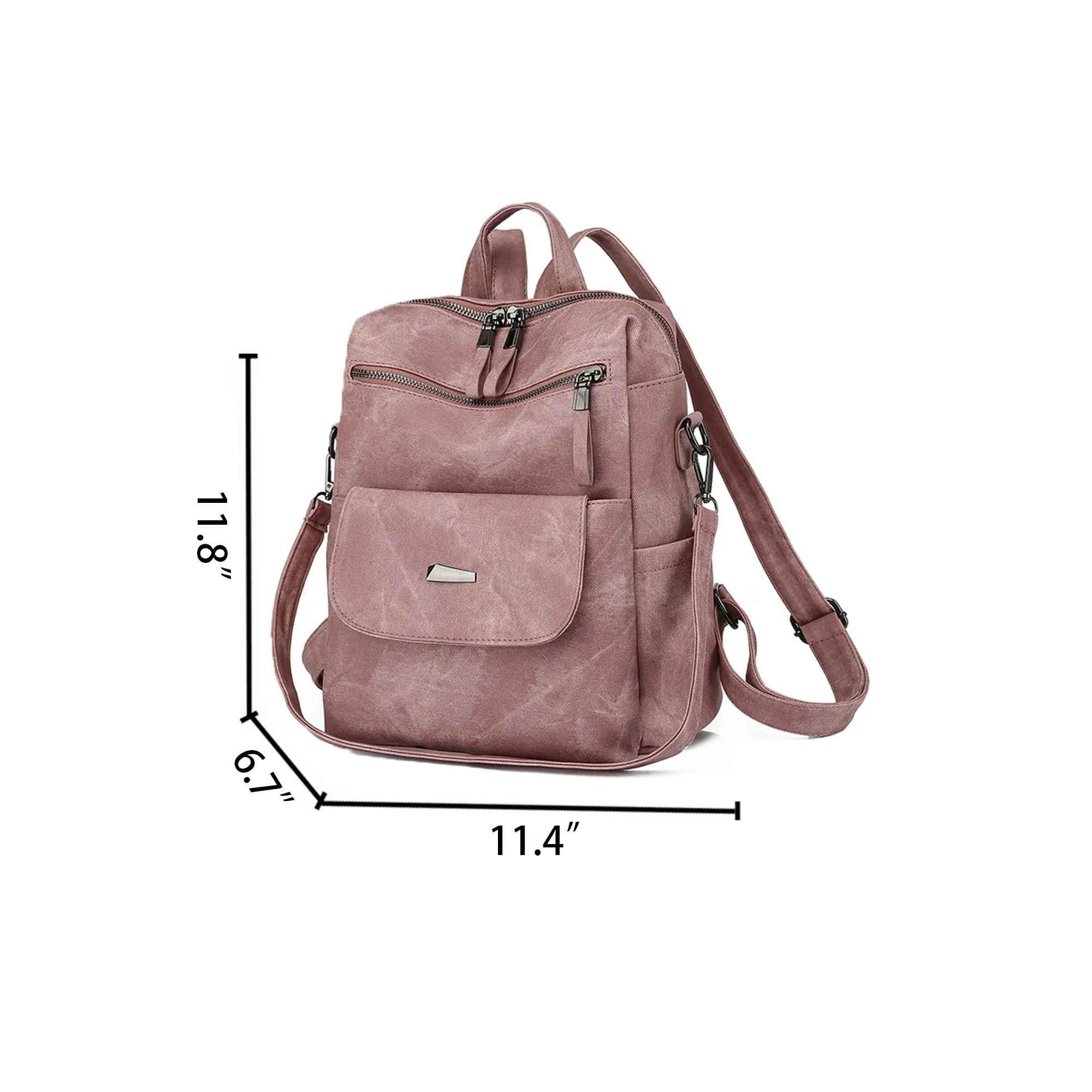 PU Leather Transformable Rucksack 6