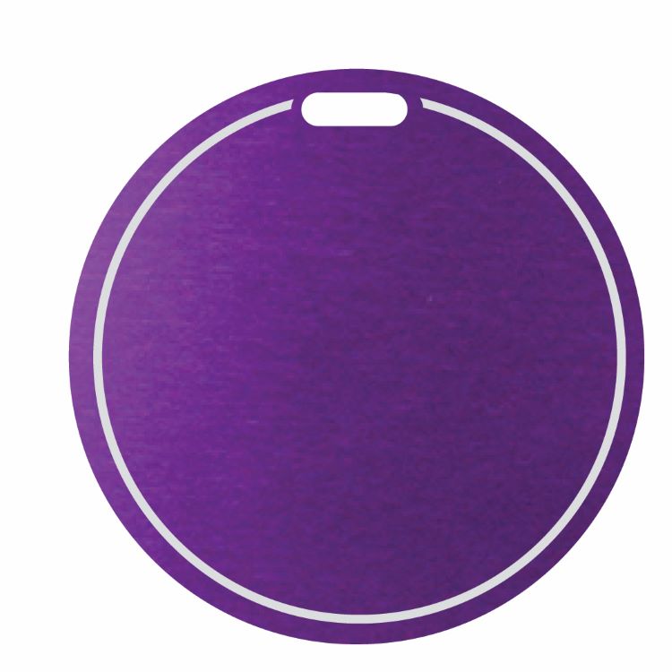 Laser engraved Round Bag Tags