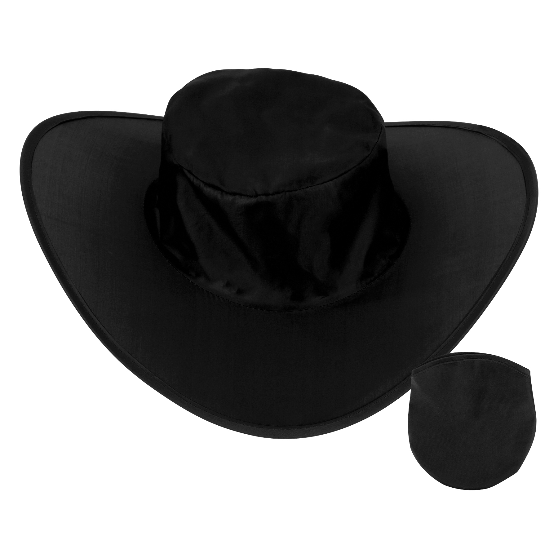 Foldable Polyester Advertising Cowboy Hat W/ Storage Bag 10