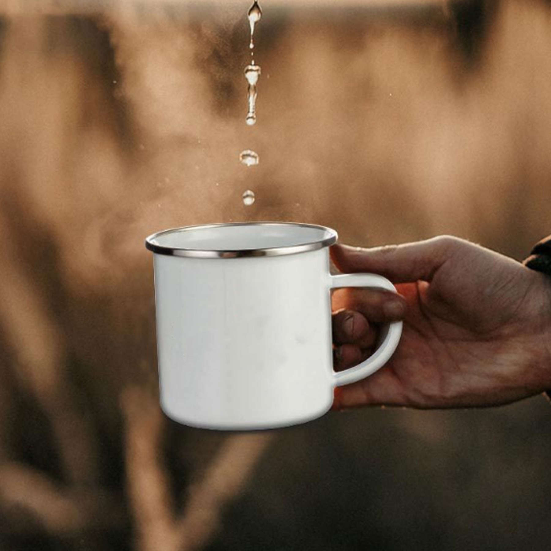 12 Oz. Enamel Camping Coffee Mug 4