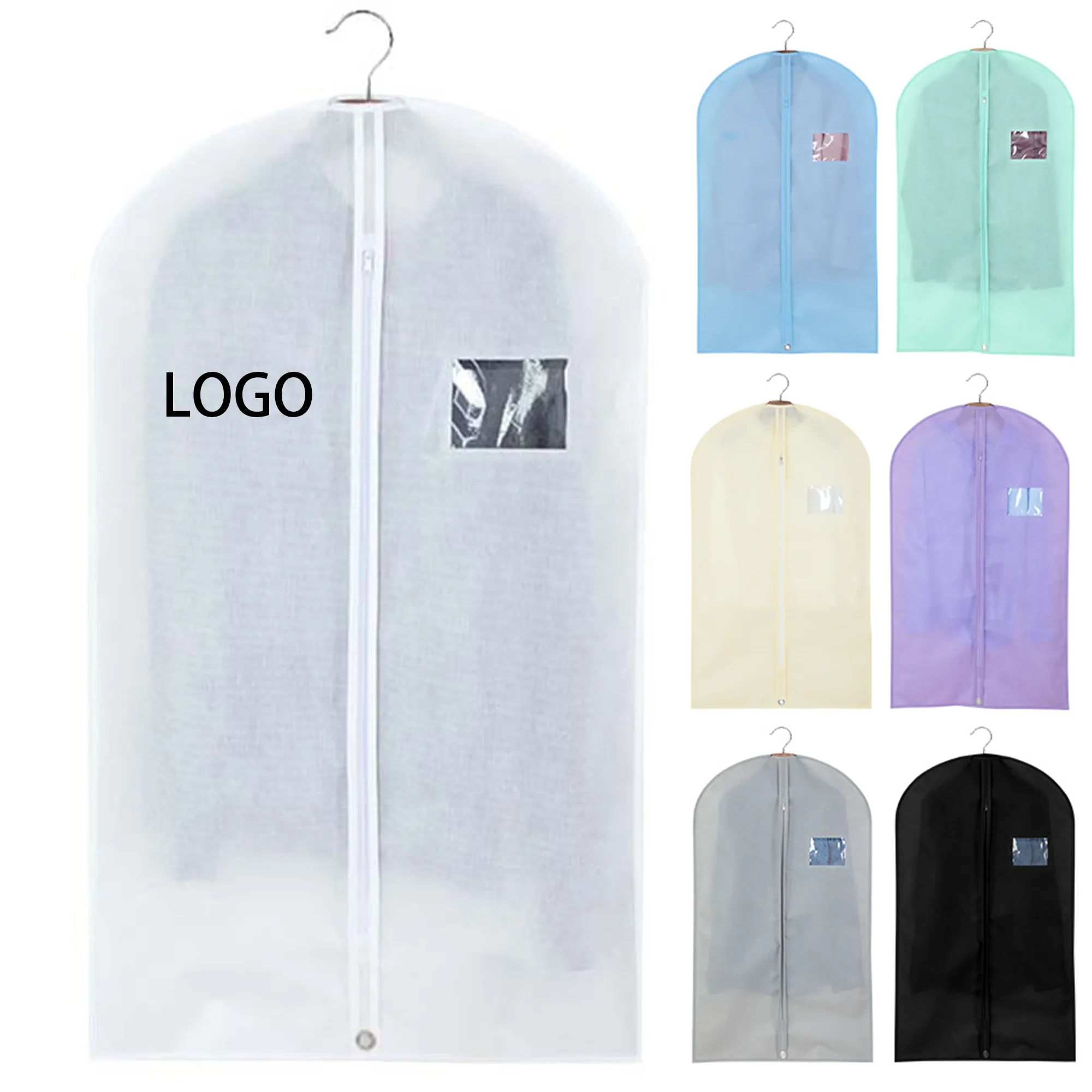 MOQ 50 Non Woven Garment Bag Dust Cover Organizer 3