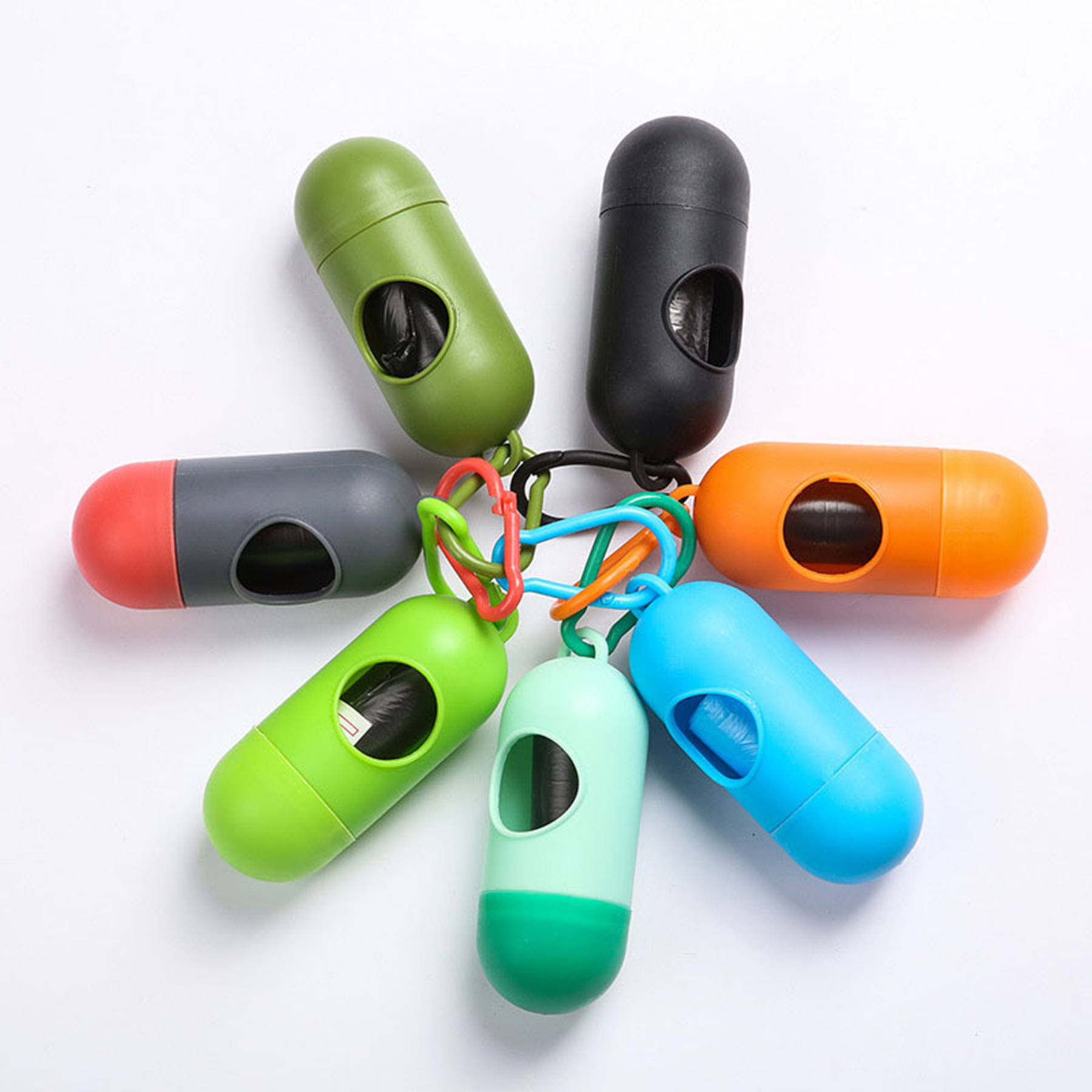 Dog Bag Holder with Carabiner 2