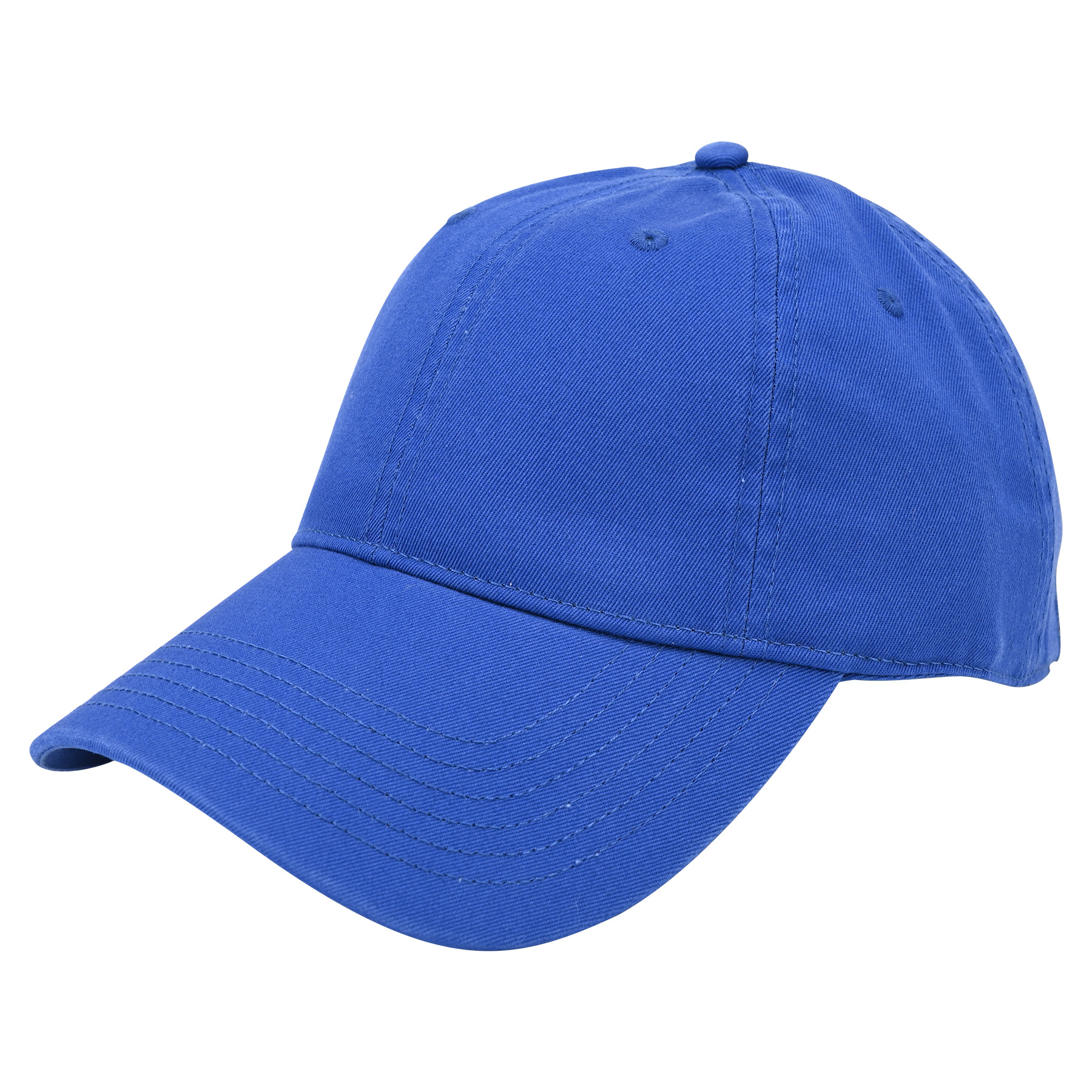 Classic 6-Panel Curved Brim Baseball Cap with Metal Buckle Closure (MOQ: 1pc) 7