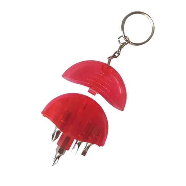 Mini 4-in-1 Screwdriver Tool Set Keychain 4