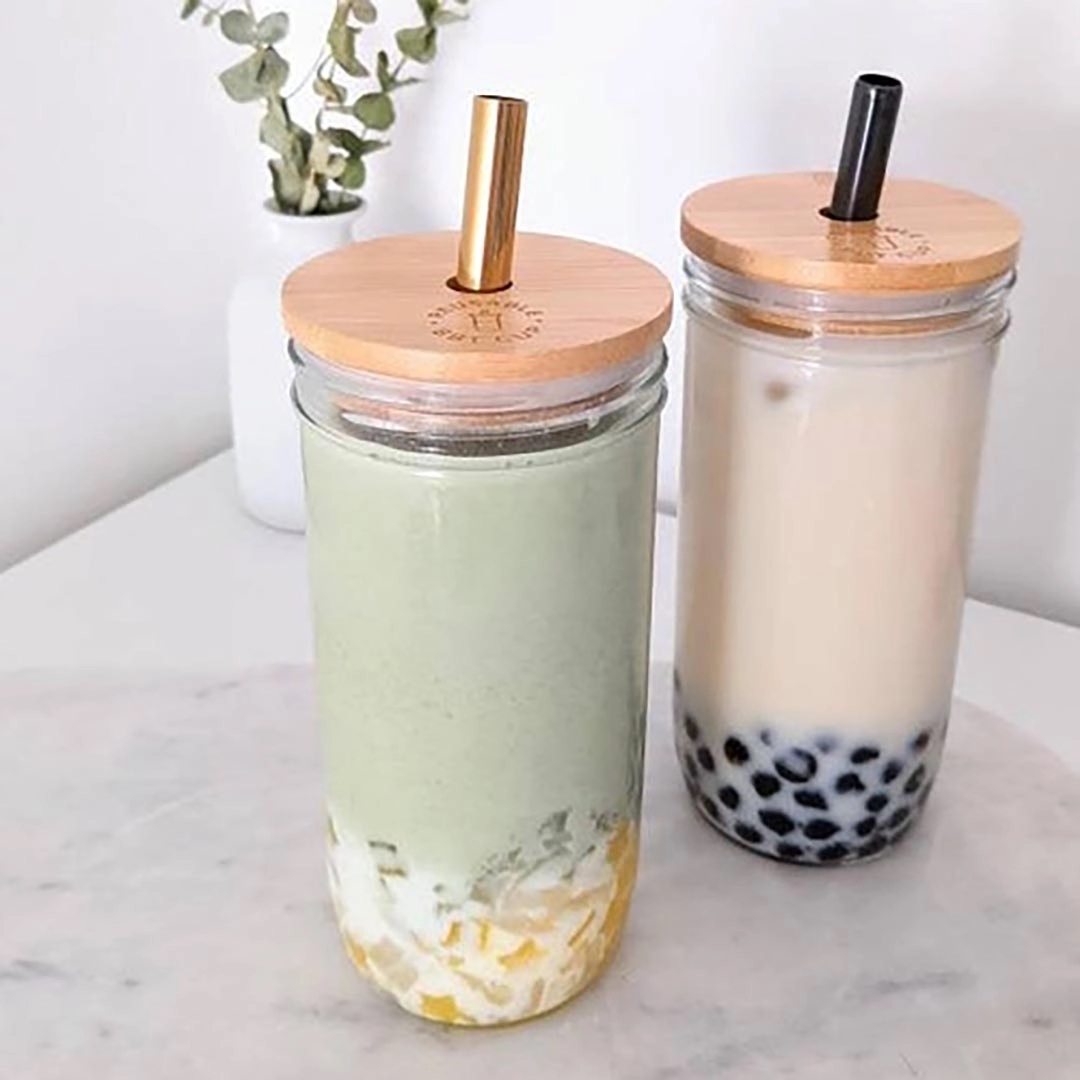 0.5" Wide Jumbo Reusable Boba & Smoothie Straw- Extra long 6