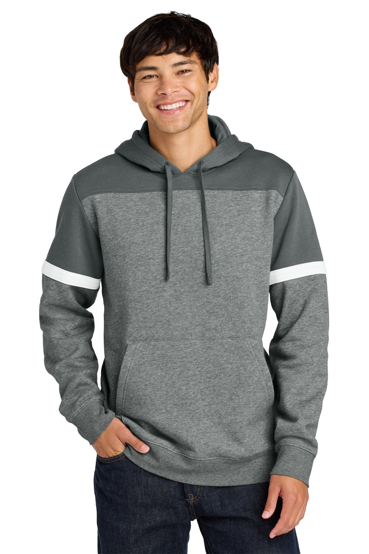 Sport-Tek Drive Fleece Colorblock Hoodie STF205 18