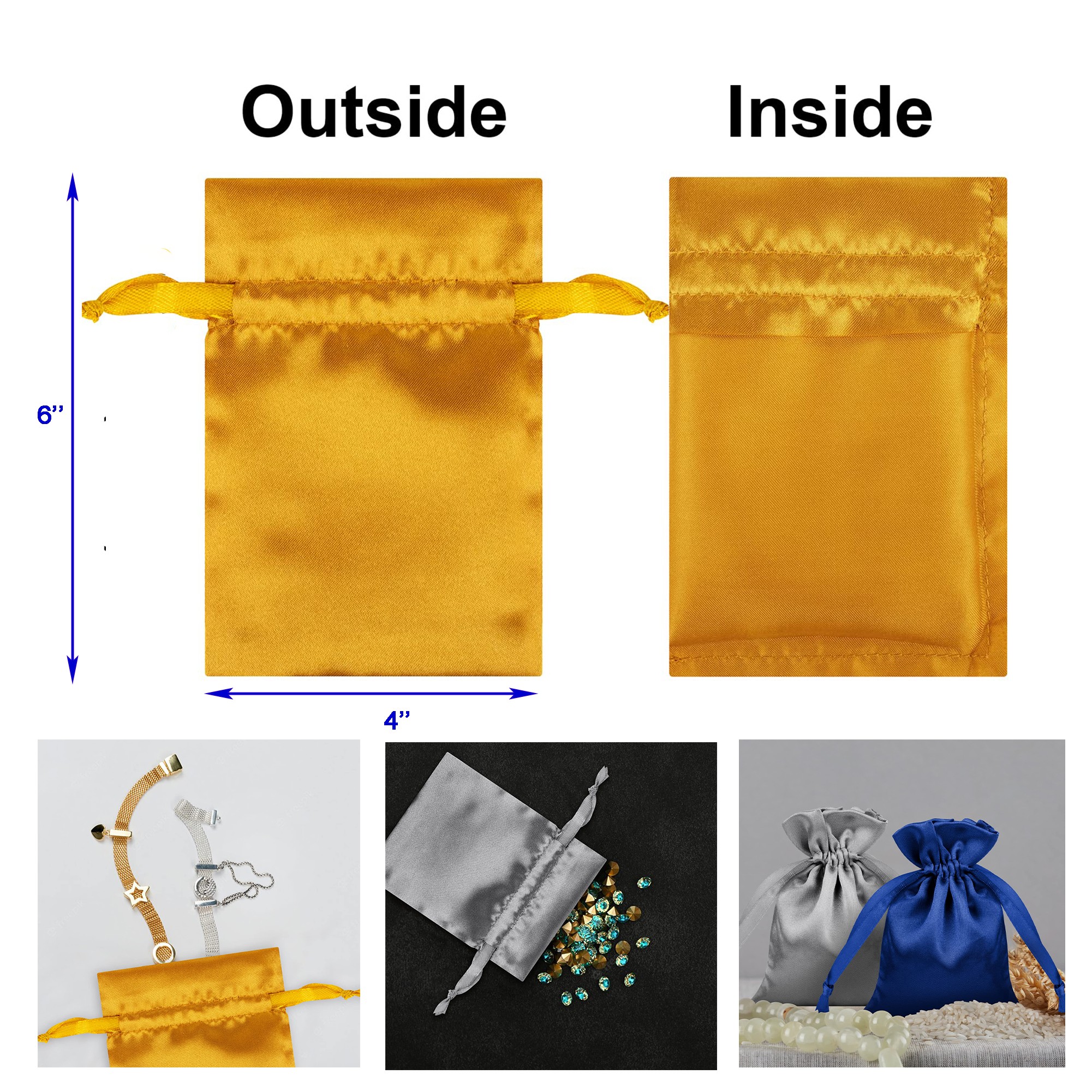 Satin Gift Wrap Bag 3