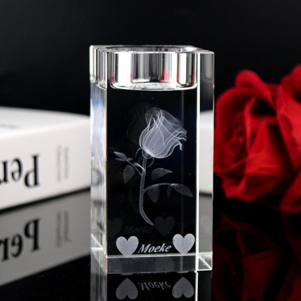 Customized Crystal Tea Light Candle Holders 5