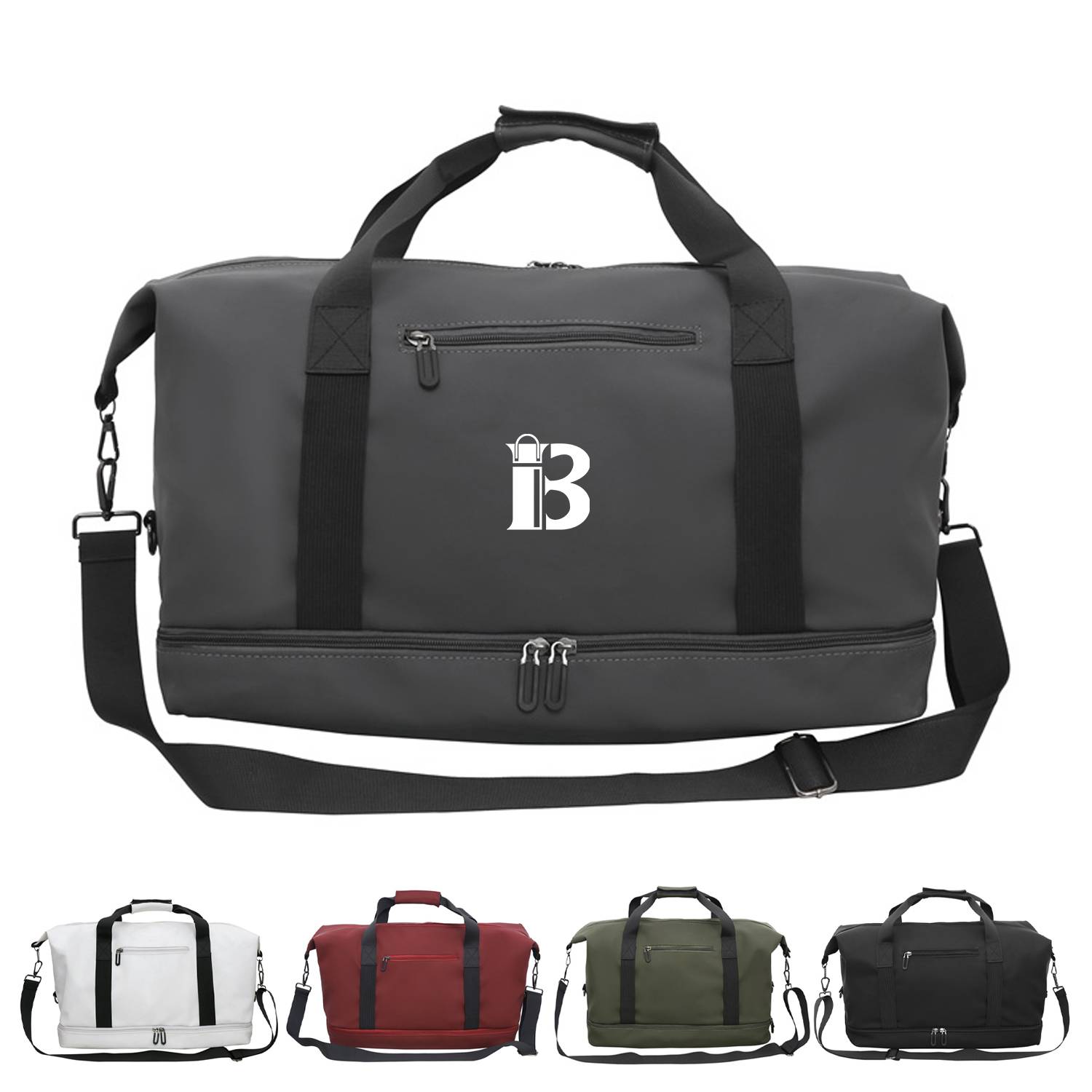 Oxford Gym Duffel Bag with Luggage strap 1