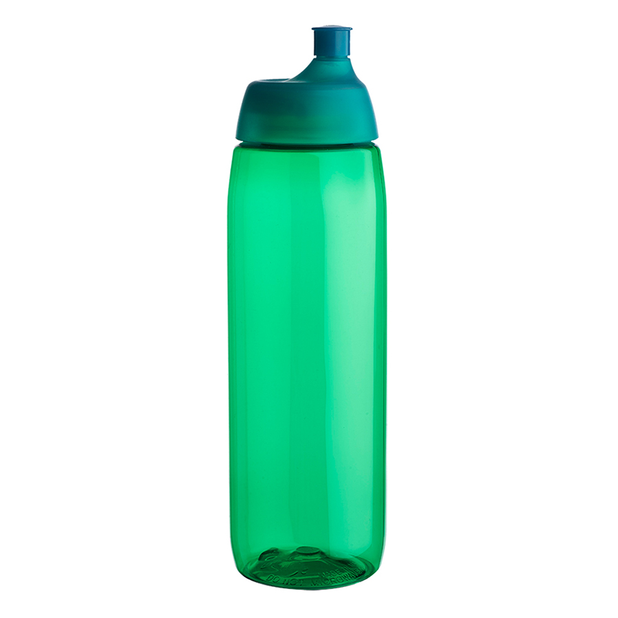Lenexa Plastic Water Flask - Push Caps, 34 oz. 4