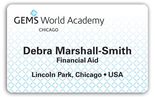 Full Color Name Badge w/ Personalization (2.125x3.375") Rectangle