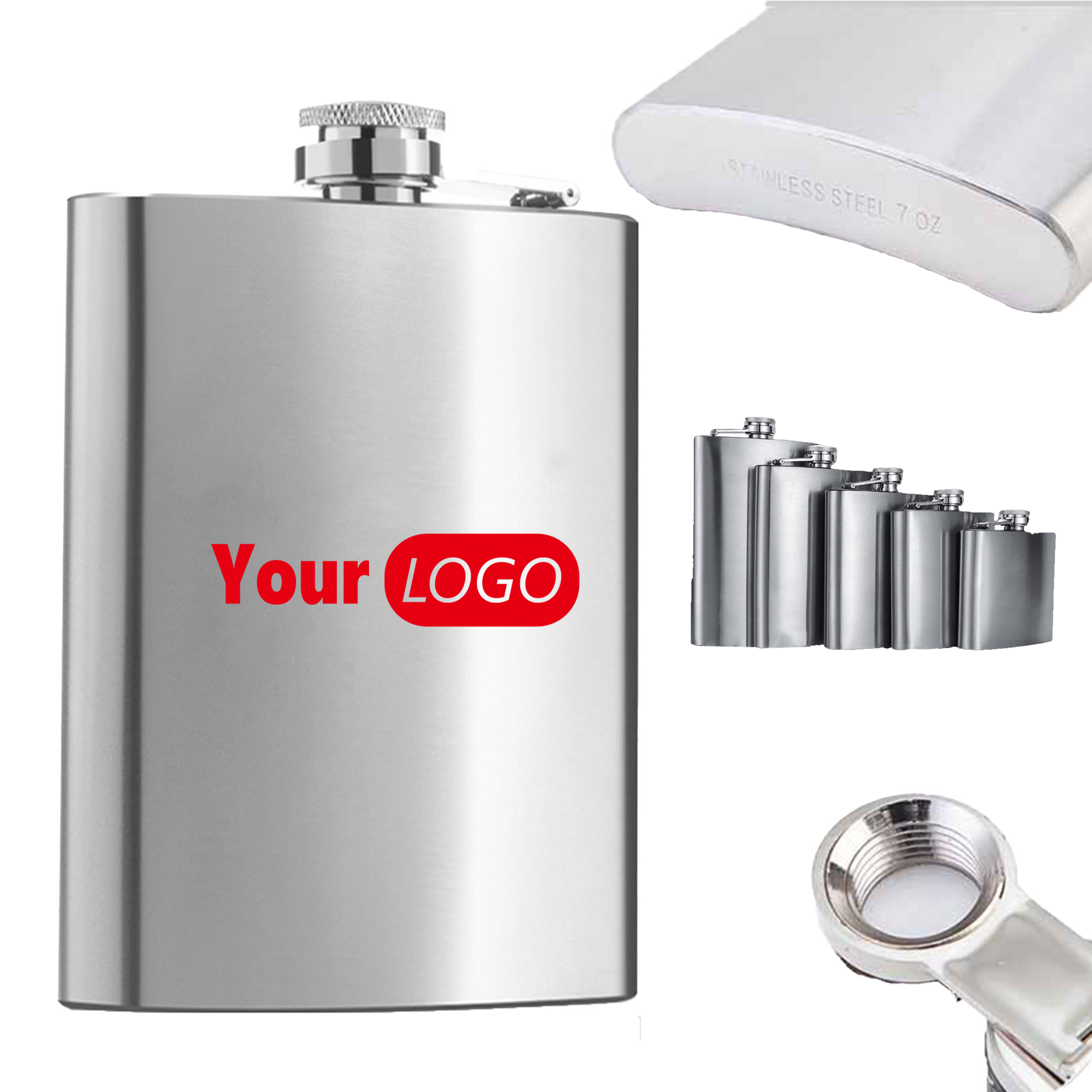 MOQ 20 8oz Anti-Leak Liquor Bottle 2