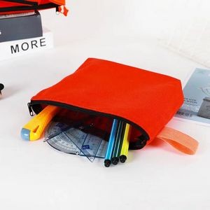 Canvas Pencil Pouch Craft Makeup Cosmetic Zipper Bag 2