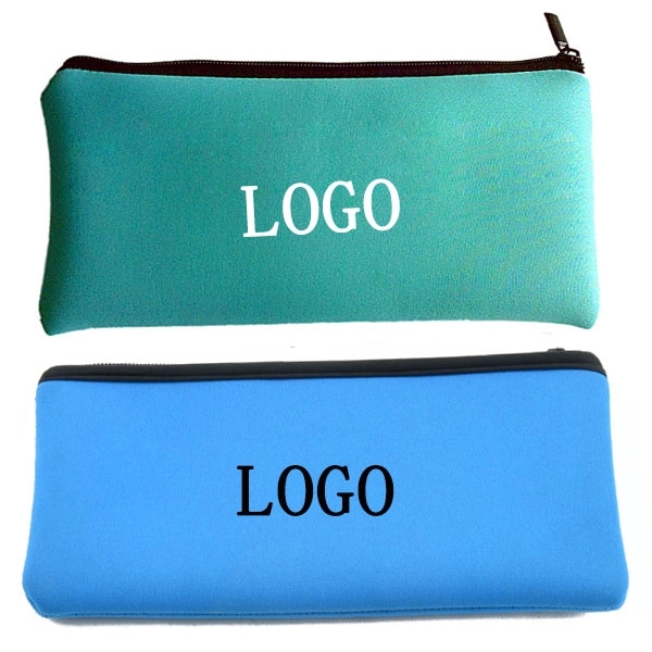 Neoprene Zippered Pencil Pouch 2