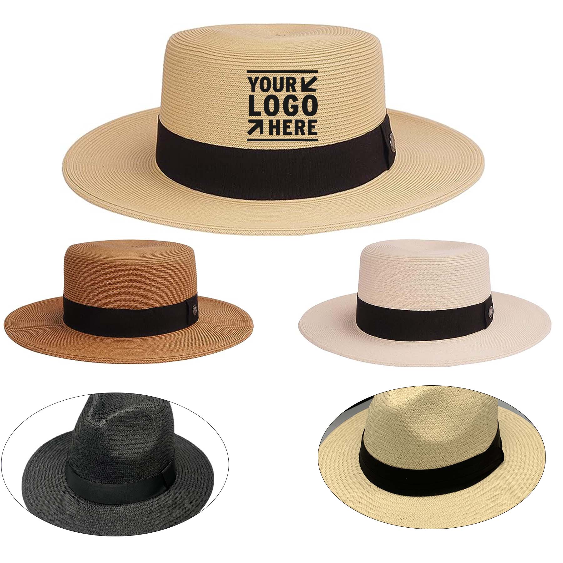 Women Men Fine Braid Pineapple Star Deor Boater Straw Beach UPF50+ Sun Hat 2