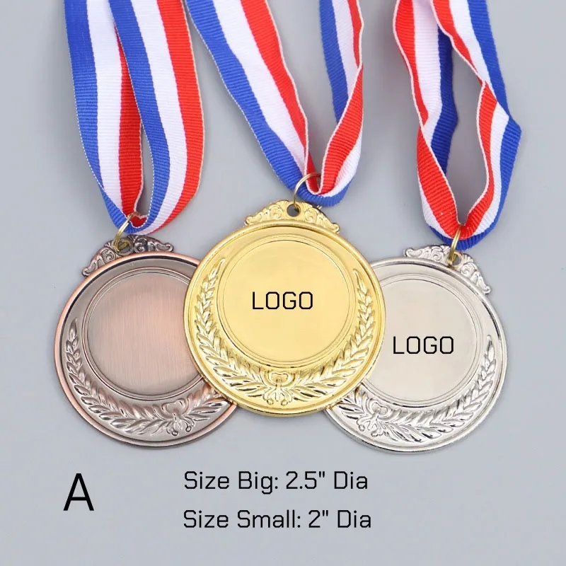 Lot Winner Metal Medals with Neck Ribbons Trophy Award 12