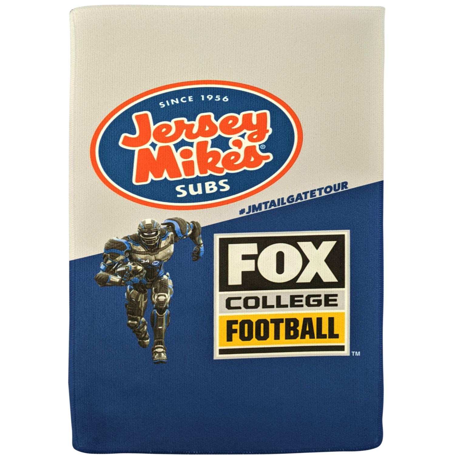 11" x 18" Sublimated Serged Hem Microfiber Rally Towel 5