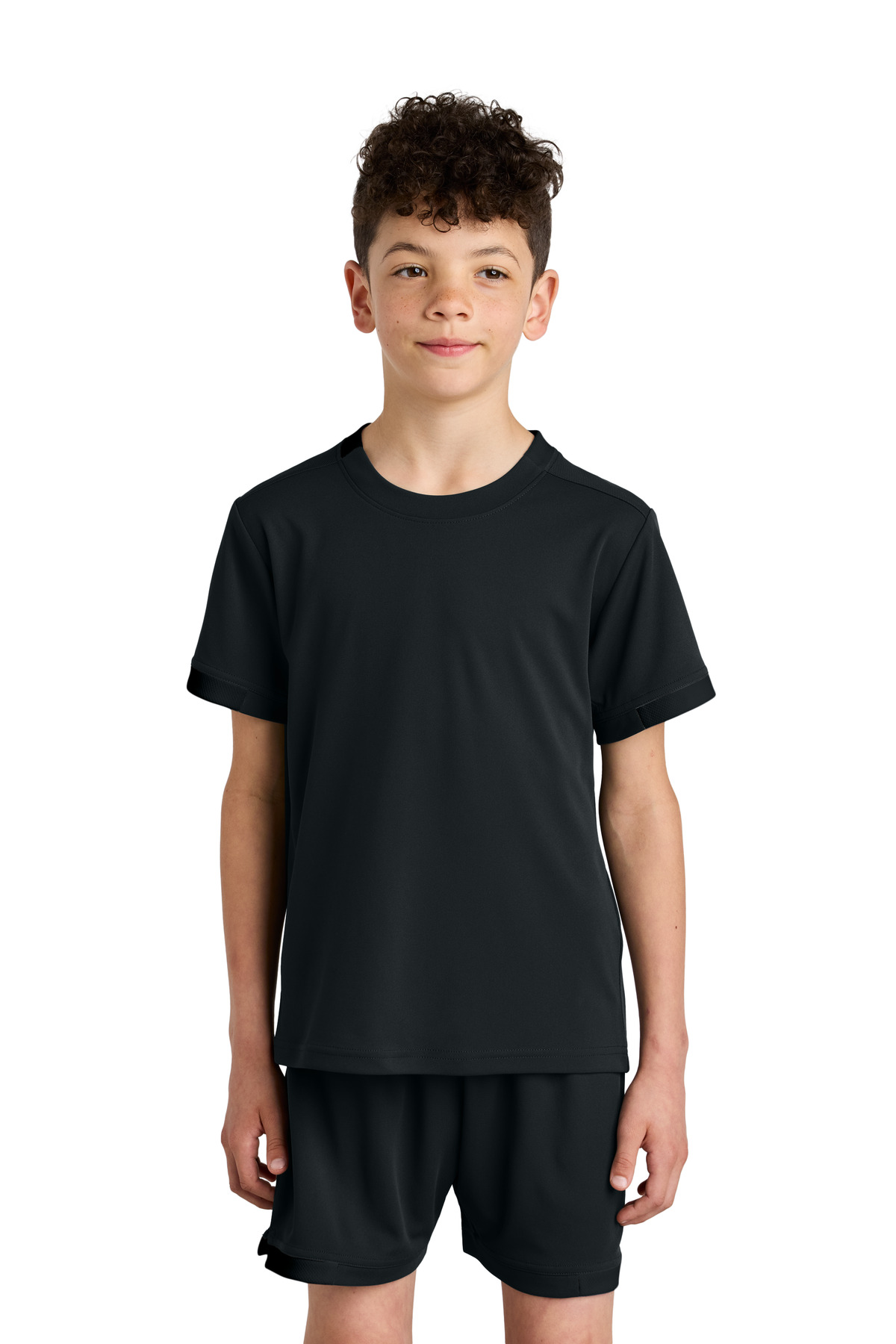 Sport-Tek Youth Club Short Sleeve Crew YST440 47