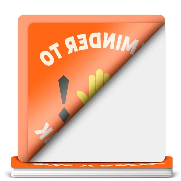 5" Custom Shape Front Adhesive Sticker 7